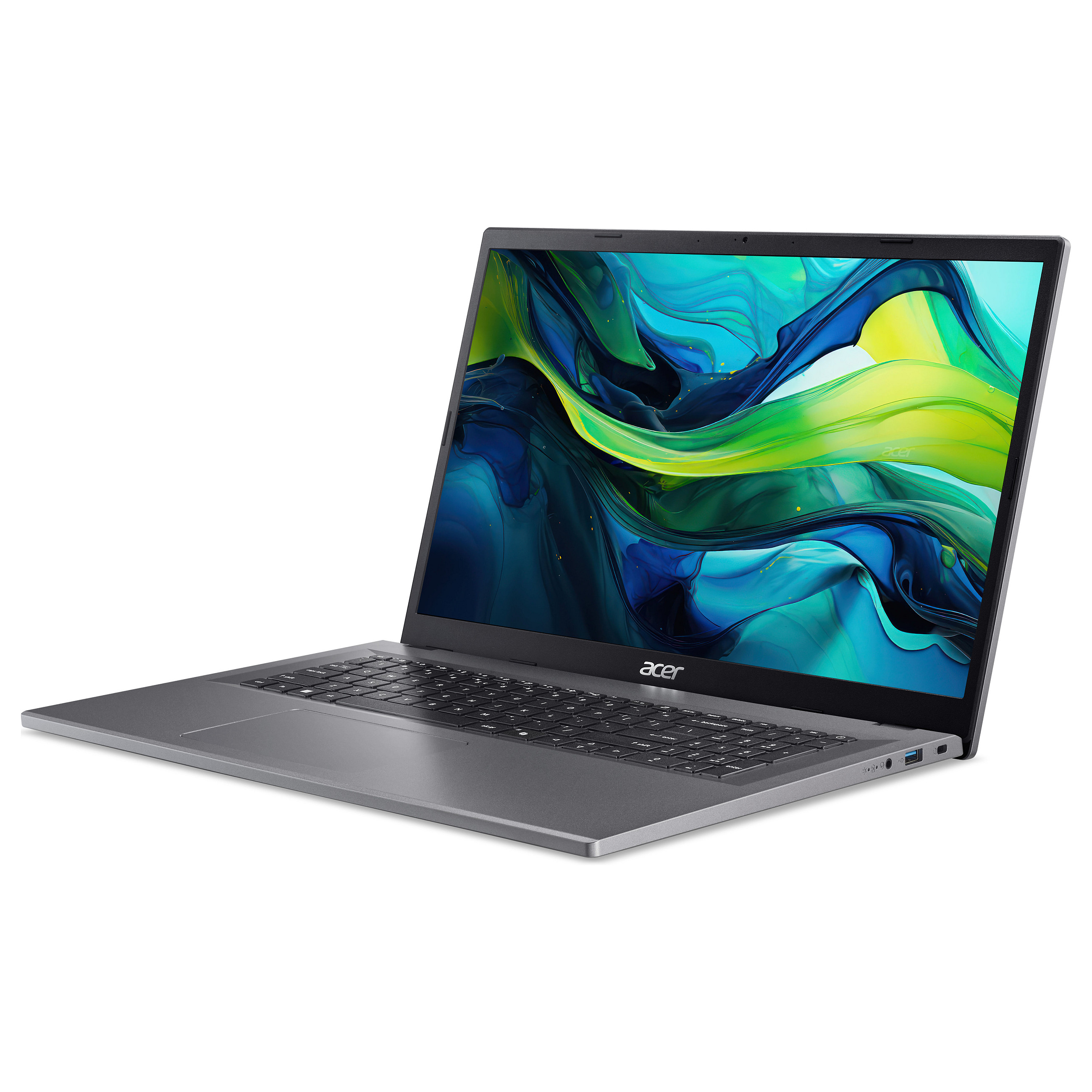 Laptop Acer Aspire Go 17 AG17-31P-36CG / i3-N355 / 8GB LPDDR5 / 512GB / 17.3" Full HD IPS 60Hz / Intel Graphics / DE - Gri thumbnail 3