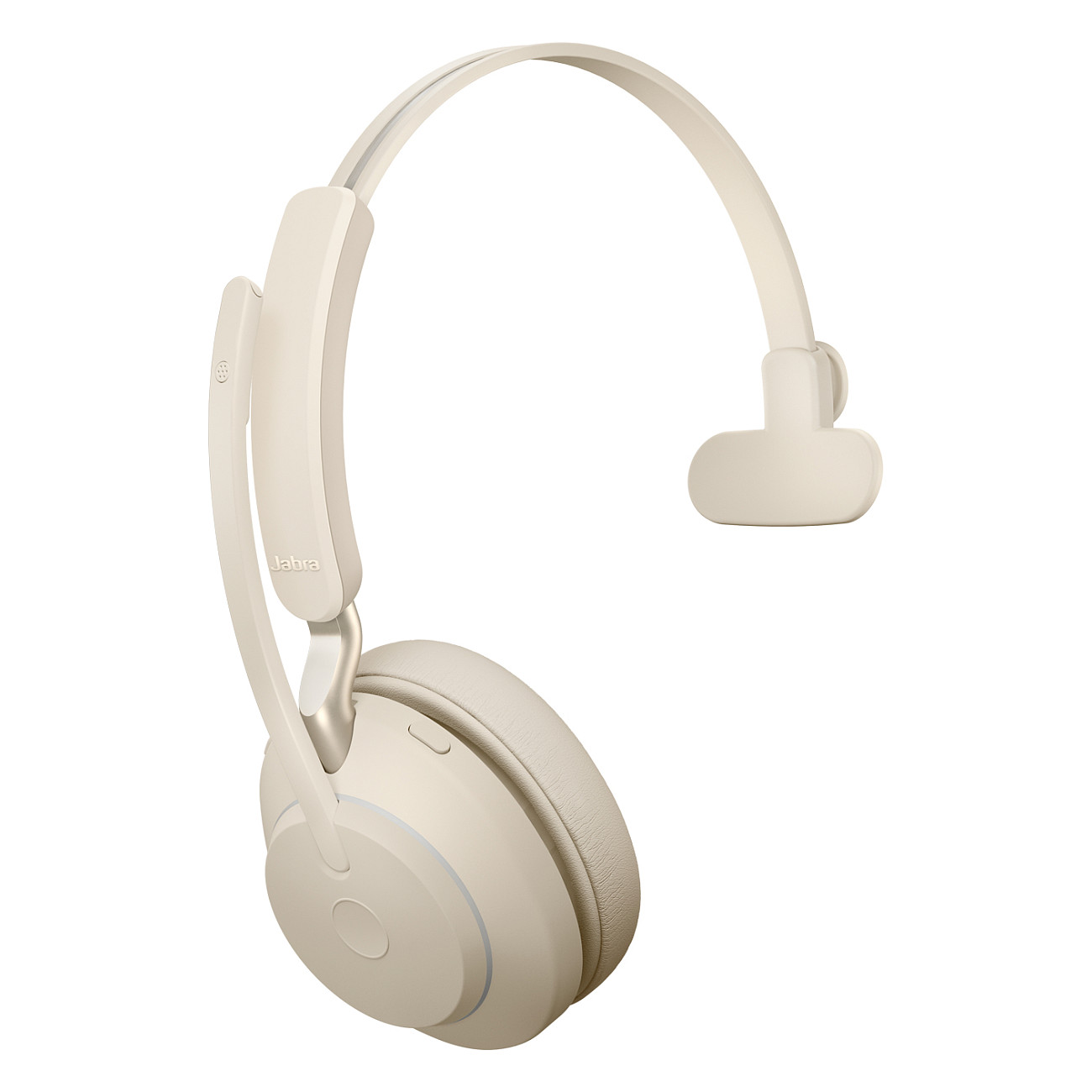 Kufje pa kabllo Jabra Evolve2 65 Mono UC, Bluetooth, USB-C, Stacion karikimi, Link 380c, Rreze 30 m - Bezhë 2