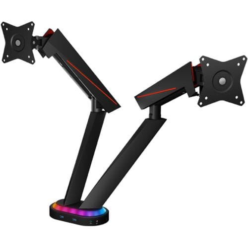 Mbajtëse për Monitor Gaming TFTZ Icy Box / 32 Inch / USB 3.0 / Media-Hub / RGB / E zezë 3