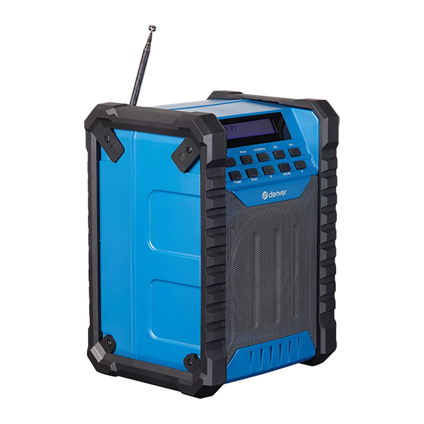 Radio Denver WRD-60, DAB+, FM, Bluetooth, 10W, IP54 - Blu/Zezë 3