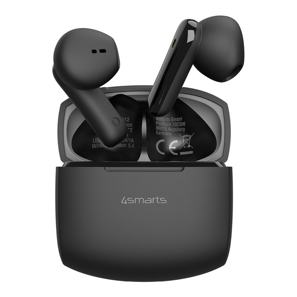 Kufje pa kabllo 4smarts SkyBuds Air / TWS / Bluetooth 5.4 / 13mm / Mikrofon - Zezë