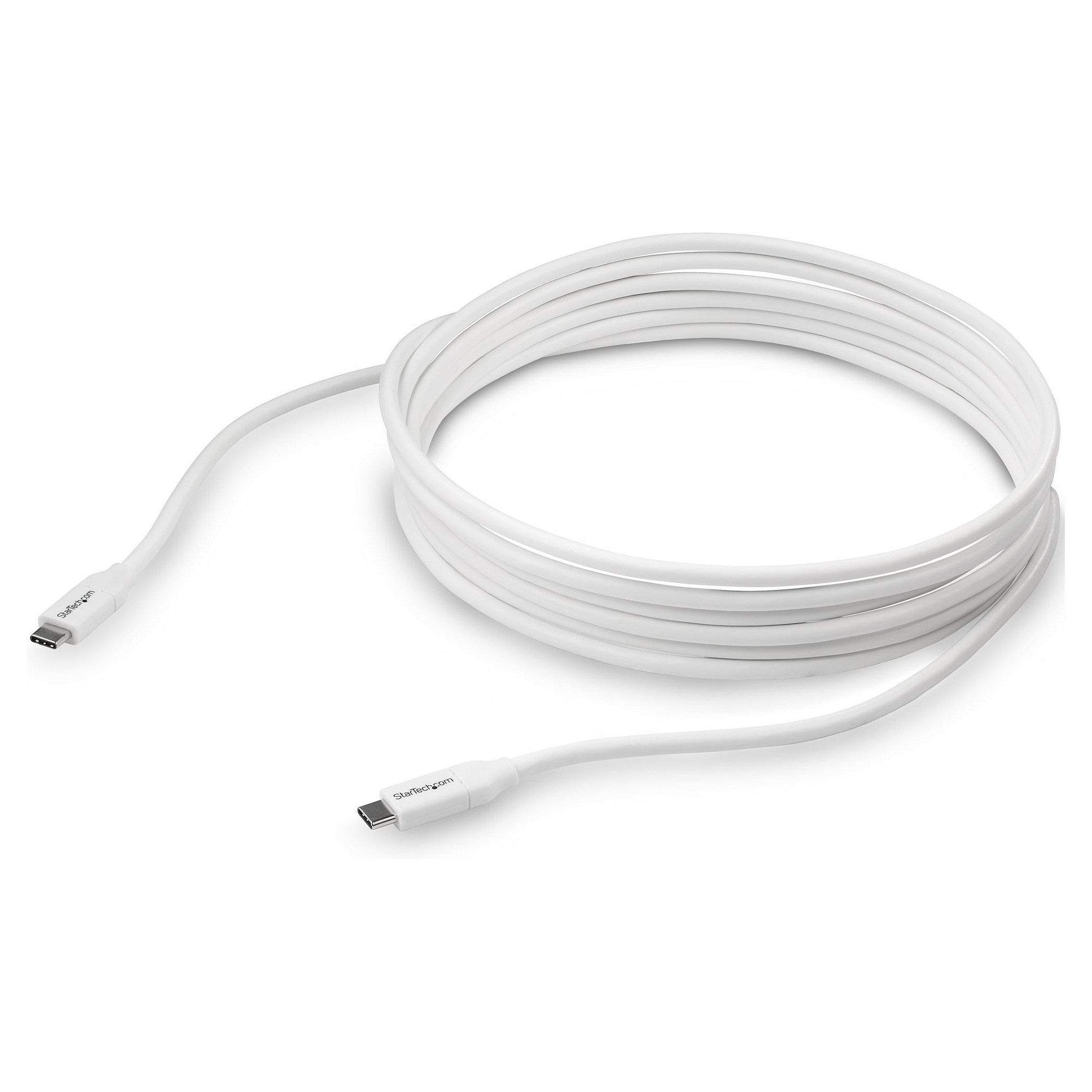 Kabllo USB StarTech.com USB2C5C4MW / USB-C në USB-C / USB 2.0 / 4m - Bardhë thumbnail 4