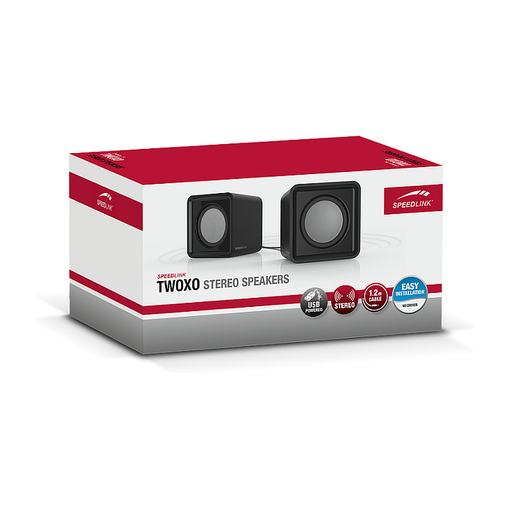 Altoparlantë Speedlink TWOXO, 2.0, 5W RMS, 3.5mm, USB - Zezë 4