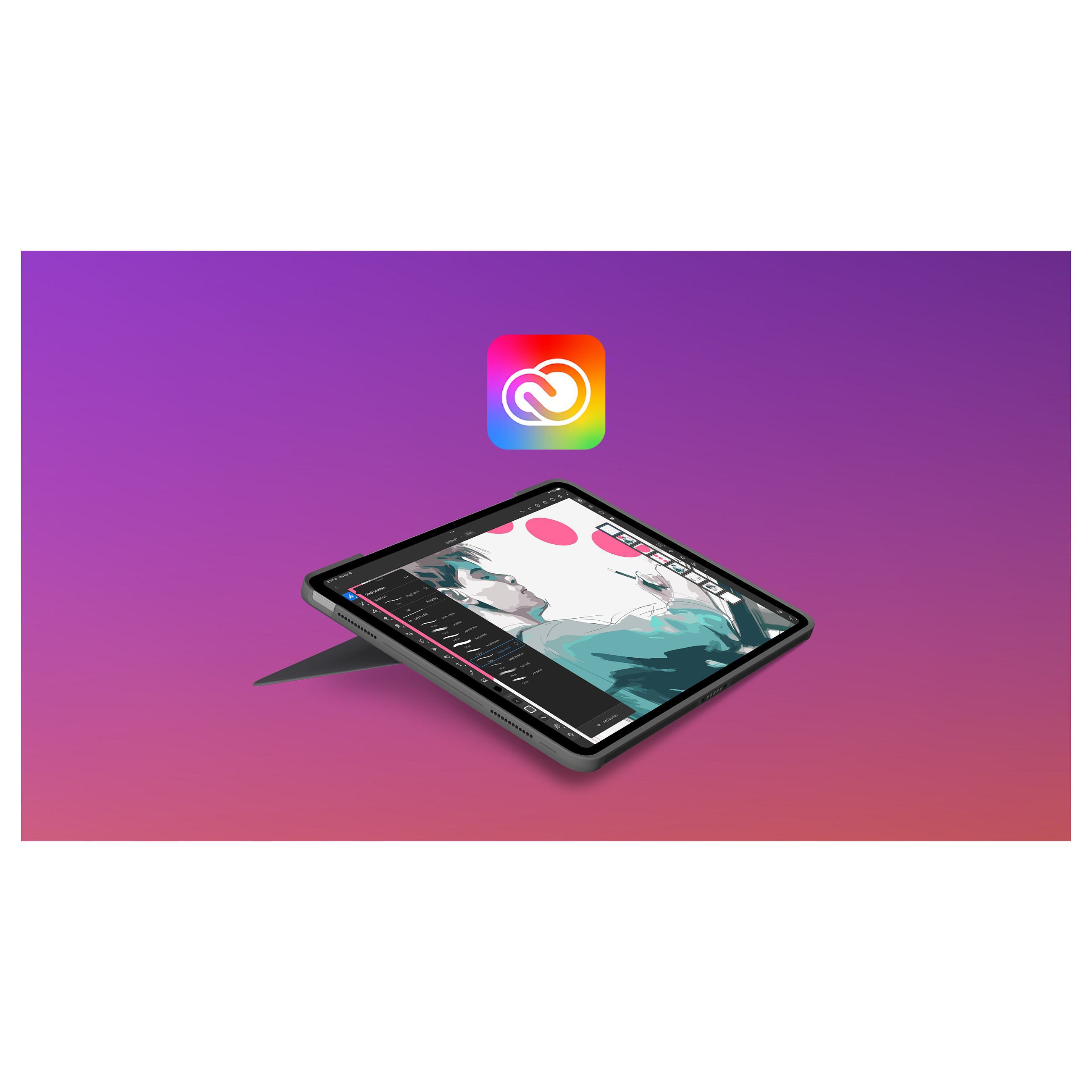 Aksesorë për Tablet Logitech Combo Touch / iPad Air 13" M2 / QWERTY / UK English / Trackpad / Smart Connector / Backlit - Gri 5