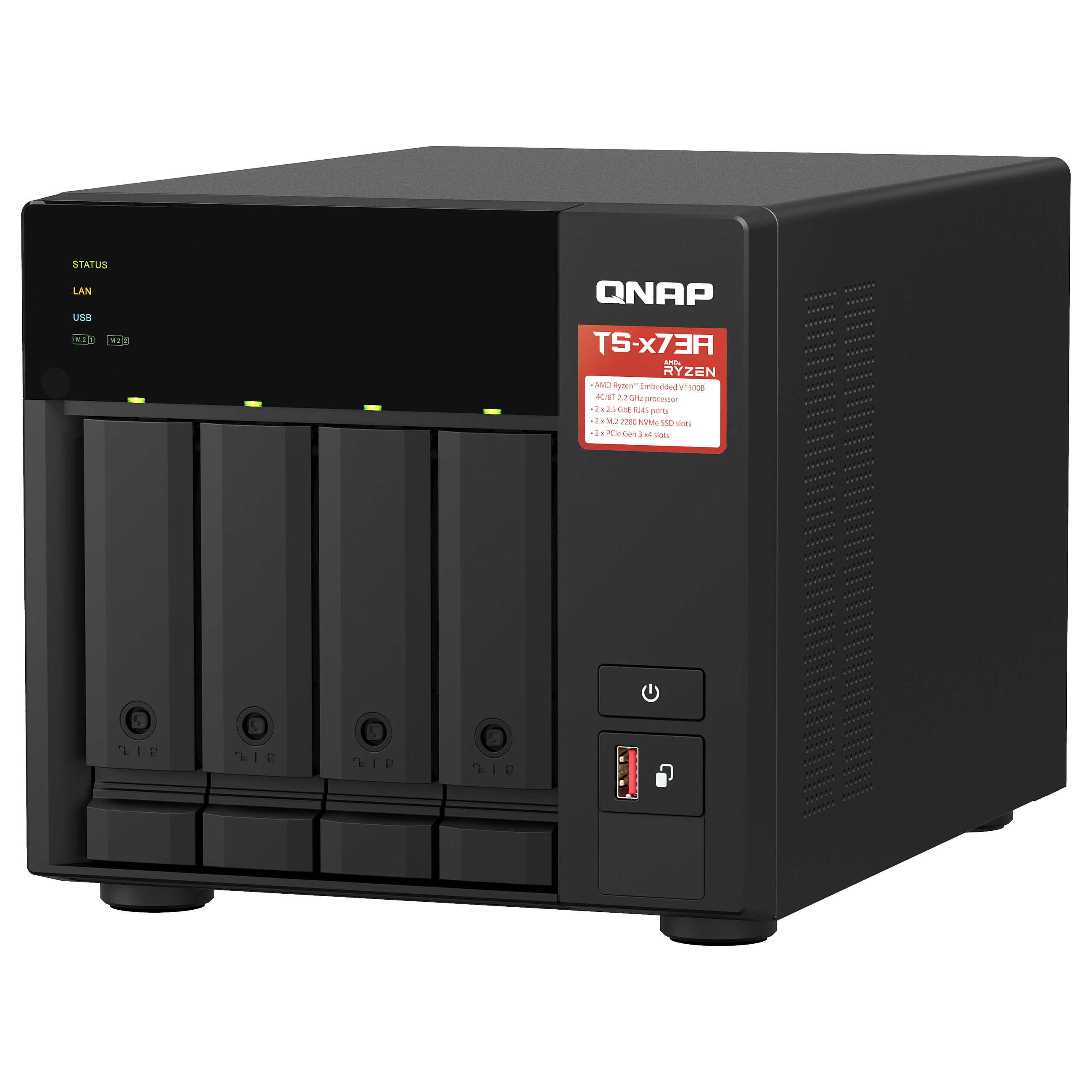 QNAP TS-473A – NAS Server for Network Storage thumbnail 4