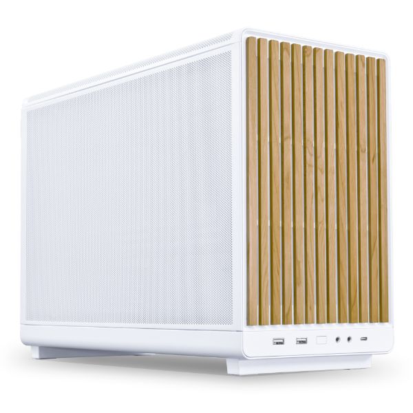 Kasë Lian Li DAN Cases A3-mATX Wood Edition / Mini Tower / Micro-ATX / Mesh / Wood - Bardhë