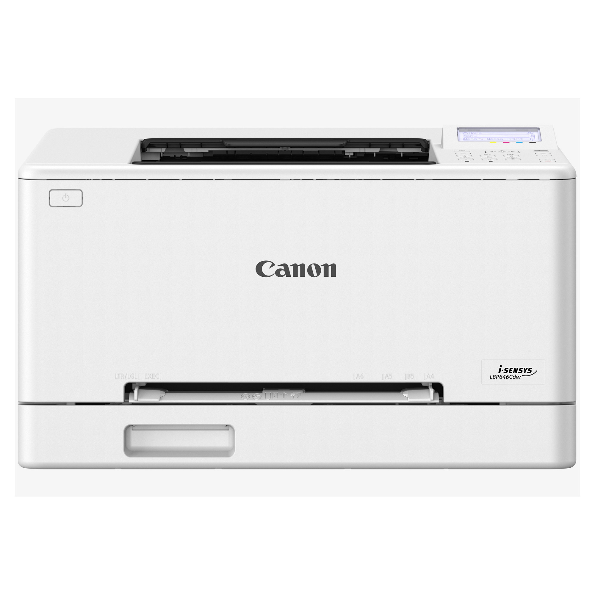 Printer Laser me Ngjyra Canon i-SENSYS LBP646Cdw, A4, 1200 × 1200 DPI, 25 ppm, Duplex Automatik, Wi-Fi, Gigabit LAN, USB – Bardhë