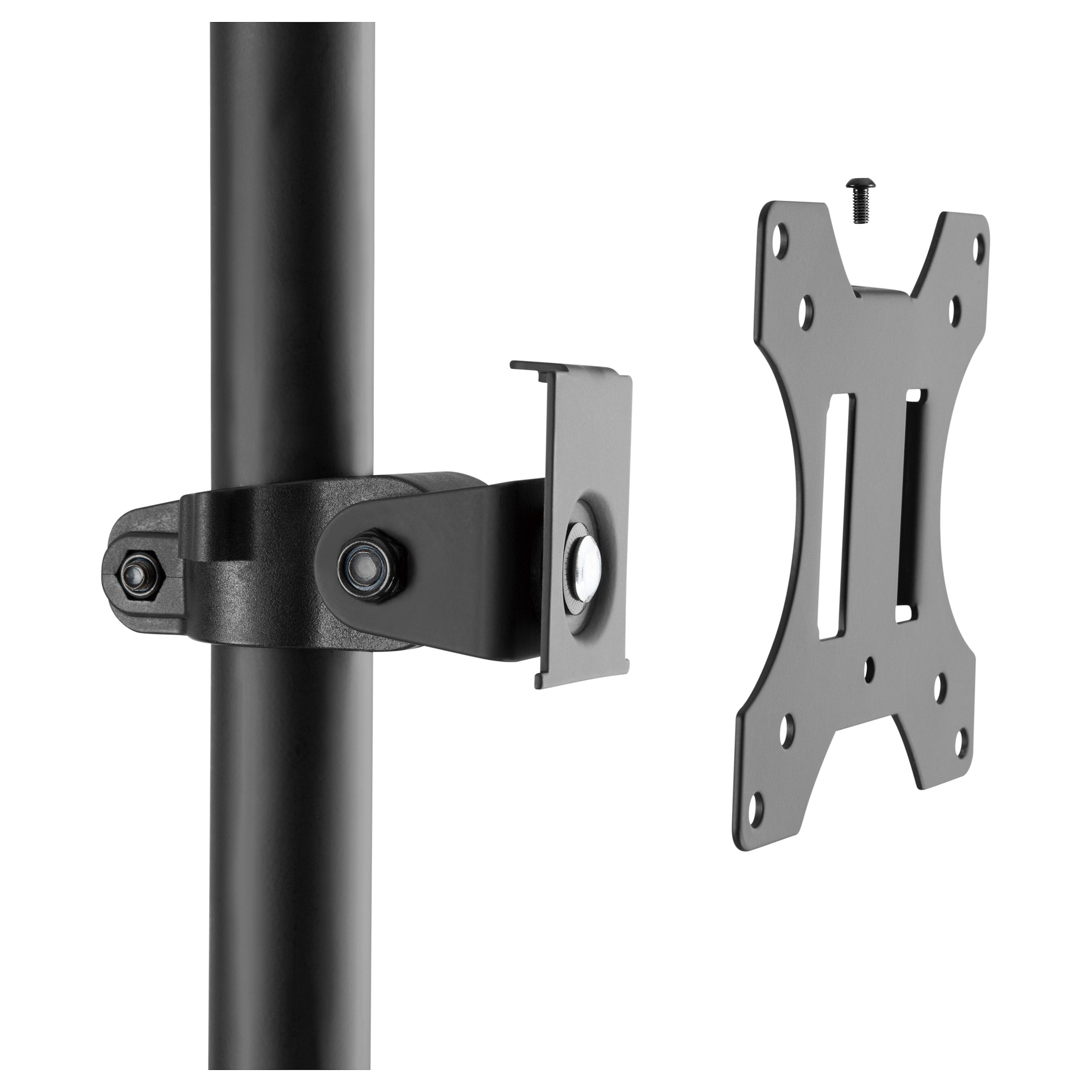 Mbajtëse për Monitor Equip 650171 , 17–32" , deri 8kg , me rrota , lartësi e rregullueshme , VESA 75x75 & 100x100 - Zezë 5
