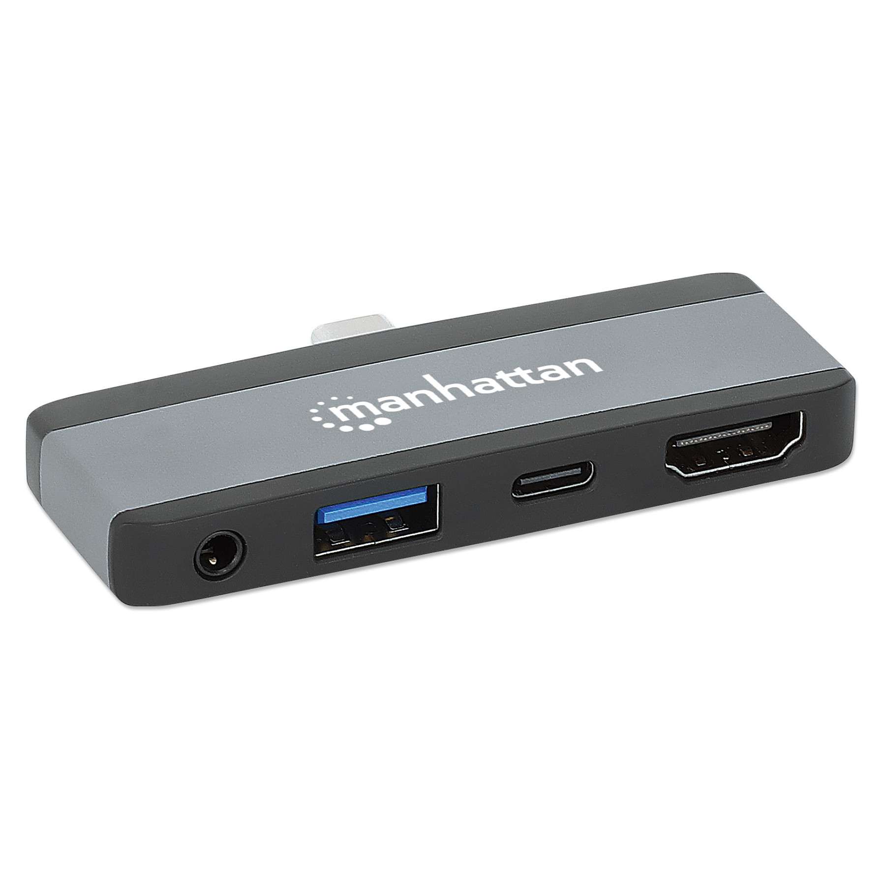 Docking Station Manhattan 190404 / 1x USB-A / 1x USB-C / HDMI / 3.5mm Audio / 100W PD – Hiri 4