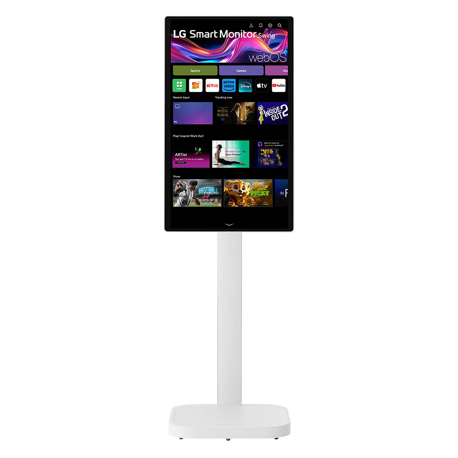 Monitor LG 32U889SA-W / 31.5" / 4K Ultra HD IPS LCD Touch / 60Hz / 5ms / USB-C+HDMI - Bardhë thumbnail 5