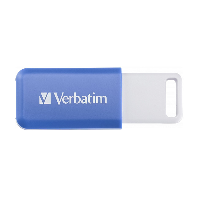 USB Flash Drive Verbatim DataBar, 64GB, USB 2.0 - Blu thumbnail 2