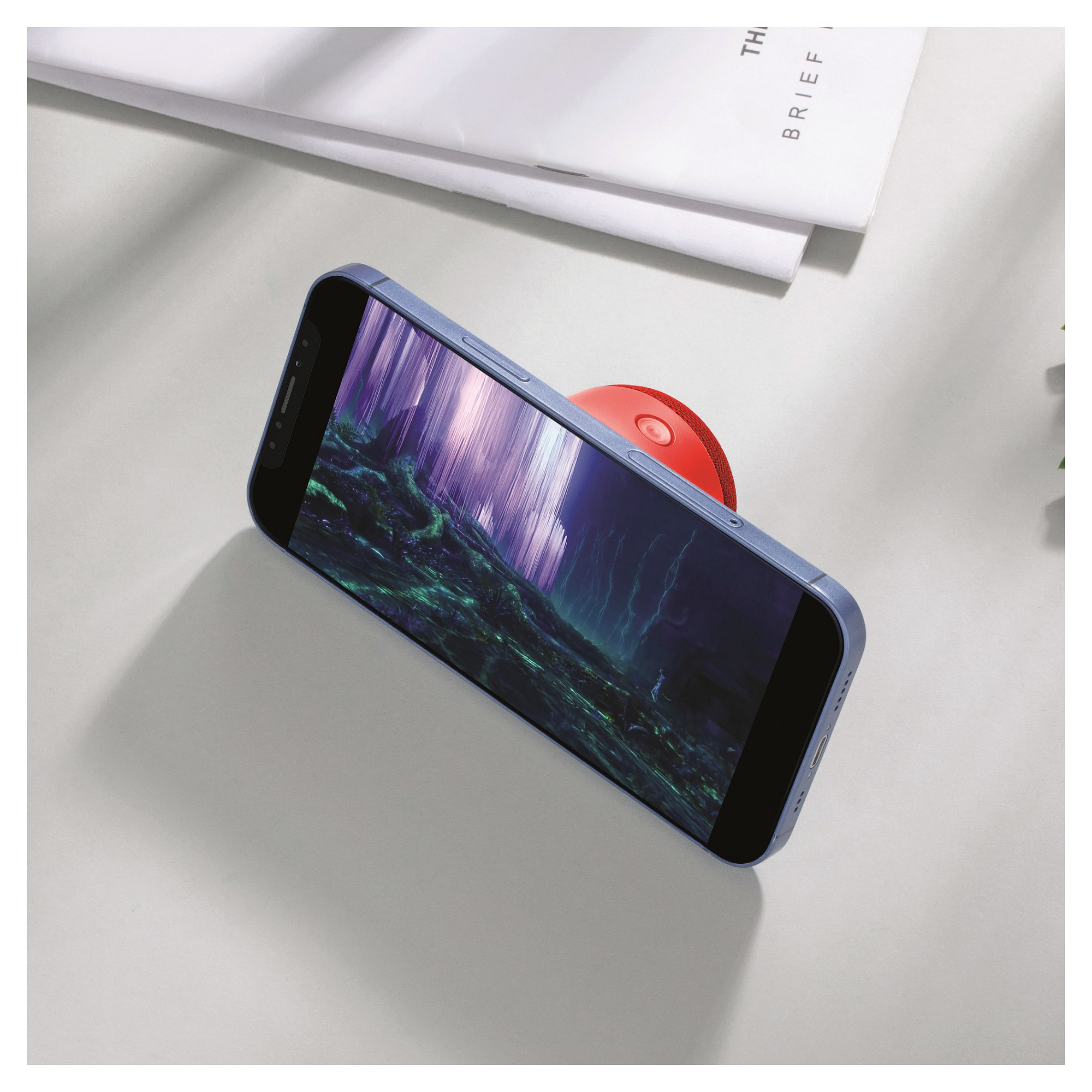 Altoparlant Ultron Mag Soundmate, 3W, Bluetooth, USB-C, Magnetik - Kuqe 3