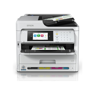 Printer Multifunksional Inkjet me Ngjyra Epson WorkForce Pro WF-C5890DWF, A4, 34 ppm, Duplex Automatik, ADF, Wi-Fi, Wi-Fi Direct, LAN, USB – Zezë/Hiri