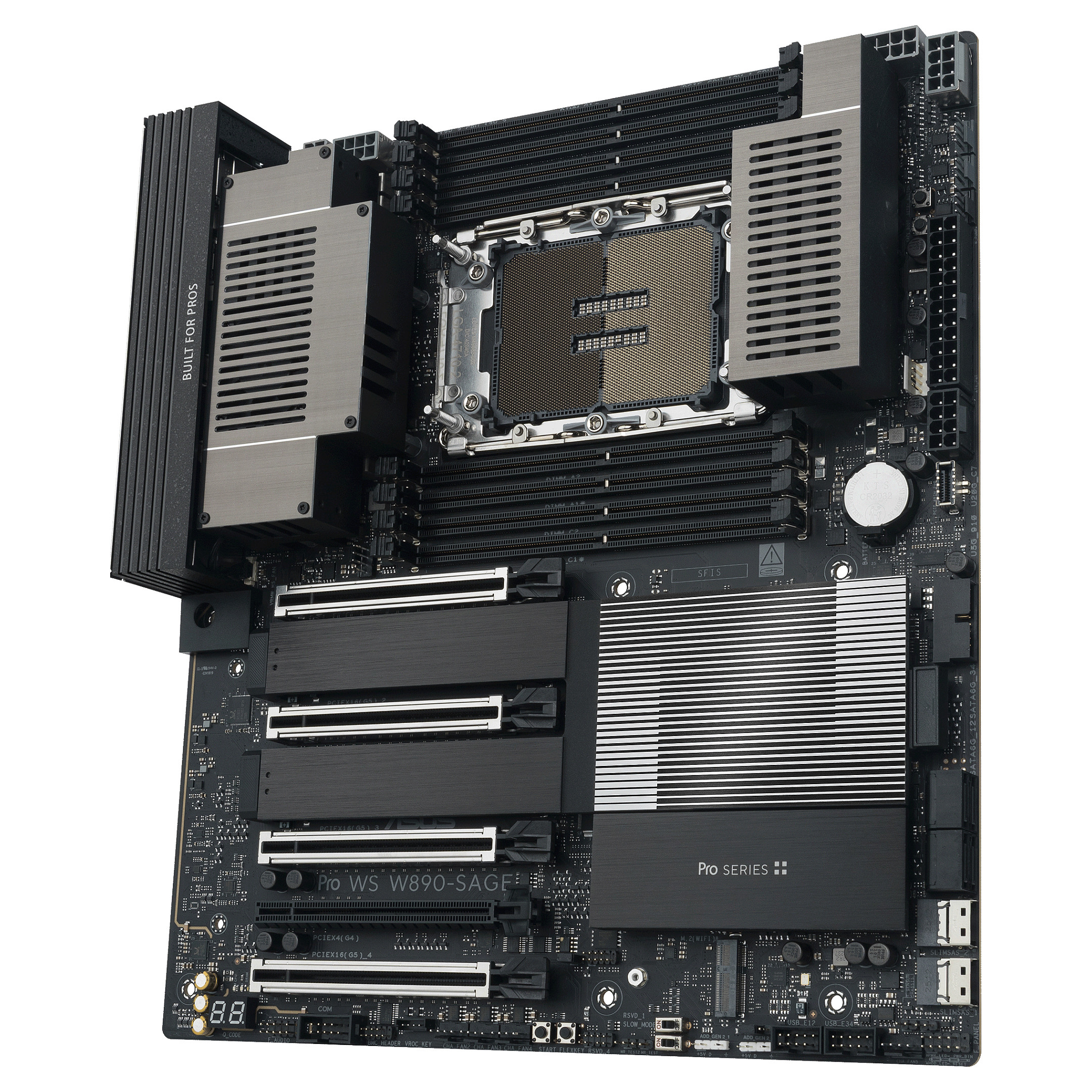 Pllakë Amë Intel ASUS PRO WS W890E‑SAGE / DDR5 / EEB / 4710 thumbnail 6