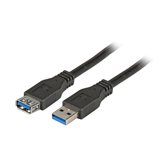 Kabllo USB EFB Elektronik K5236.1,8, USB 3.0, USB-A Mashkull në USB-B Mashkull, 5Gbps, 1,8m - Zezë 7