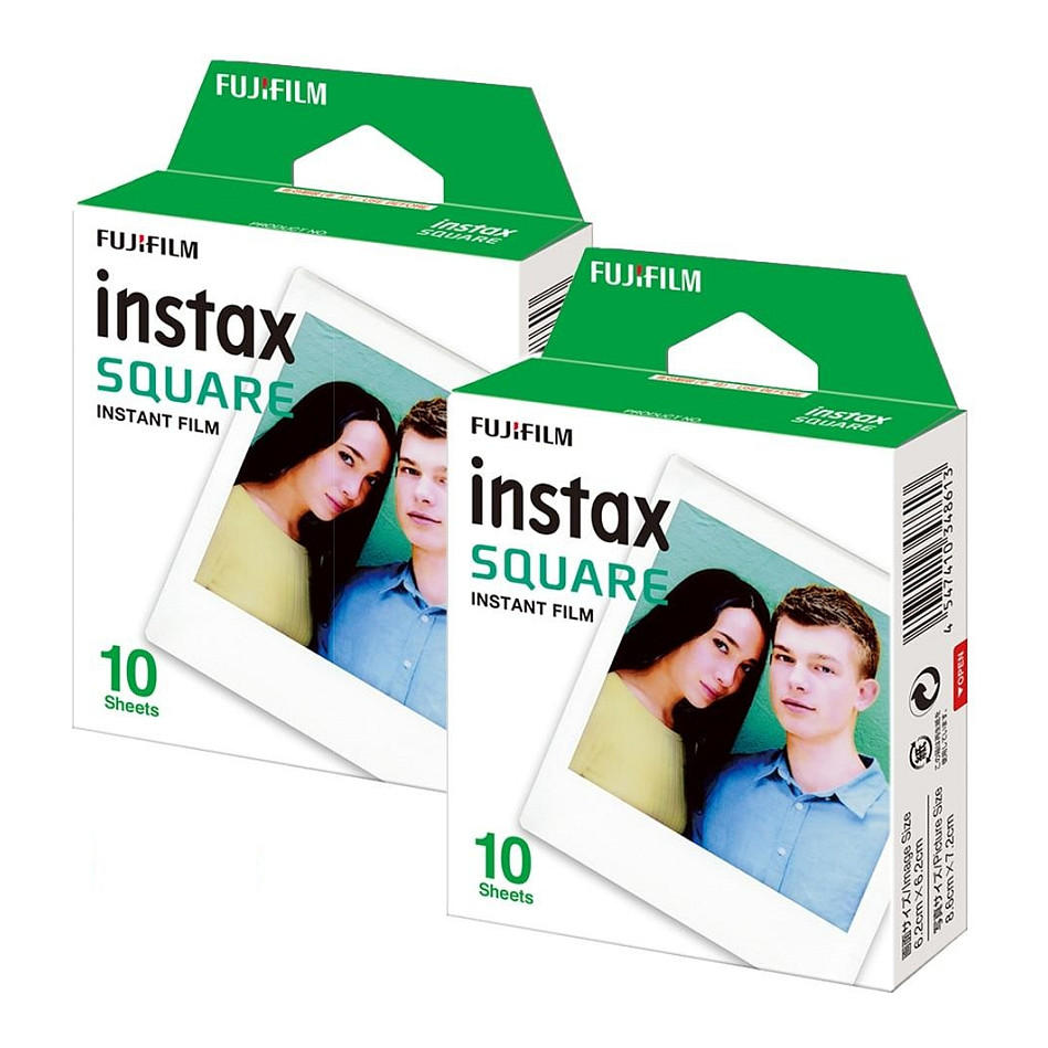 FILM INSTANT FUJIFILM INSTAX MINI SQUARE 10 X 2