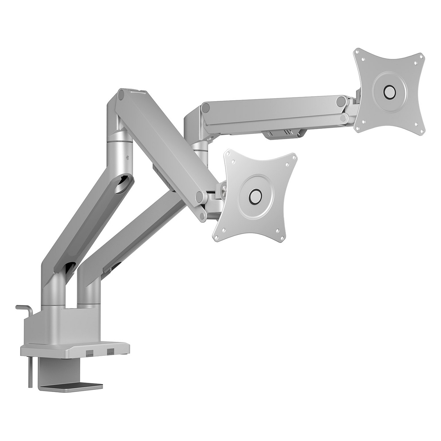Mbajtëse për Monitor ICY BOX IB-MS523-T , 1 Monitor , deri 32" , deri 9kg , sustë gazi , VESA 75x75 & 100x100 - Argjend/Gri 5
