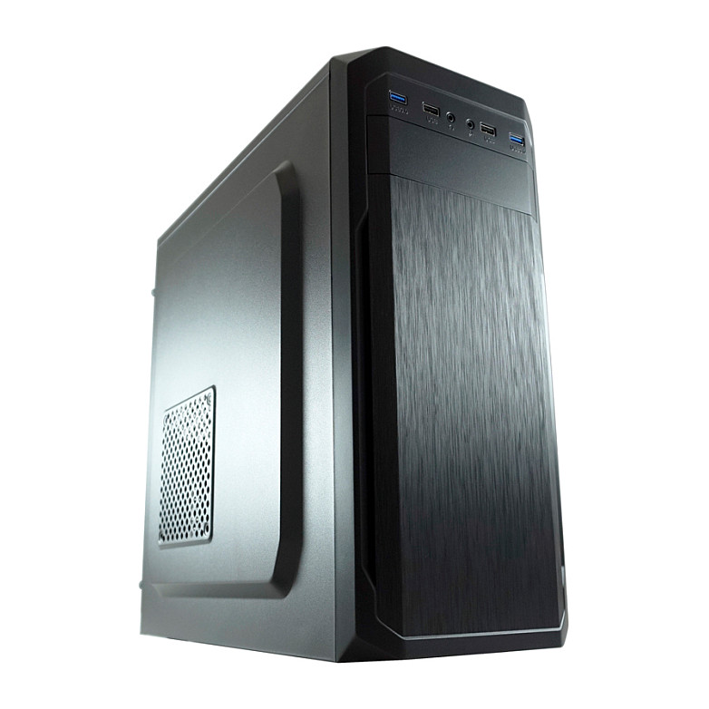 Kasë LC-Power LC-715B-ON / Seamless X / 4x120mm ARGB case fan / 1xUSB-C / 2x USB-A / I zi 7