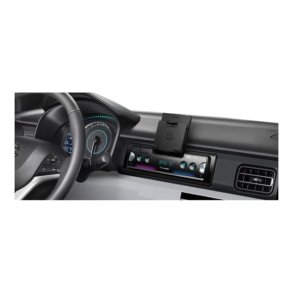 Radio për veturë Pioneer SPH-20DAB, 1 DIN, DAB+, Bluetooth, USB, mbajtëse për telefon, 4 × 50 W - Zezë 3