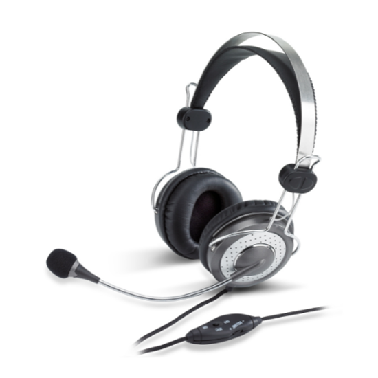 Kufje me kabllo Genius HS-04SU / Over-Ear / 3.5mm / 40mm – Zezë/Argjendi 4