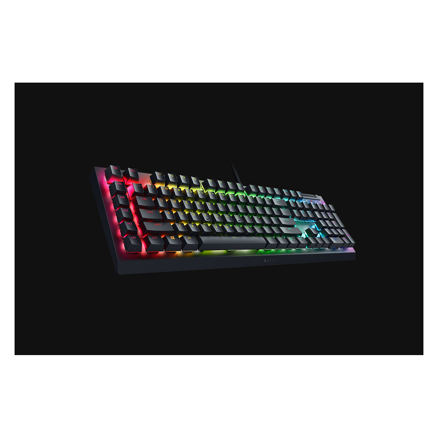Tastierë Gaming Razer BlackWidow V4 X / Wired / QWERTZ (DE) / Full-Size / Mekanike / Razer Green Switch / 1000 Hz / 6 Makro / RGB Chroma – Zezë 2