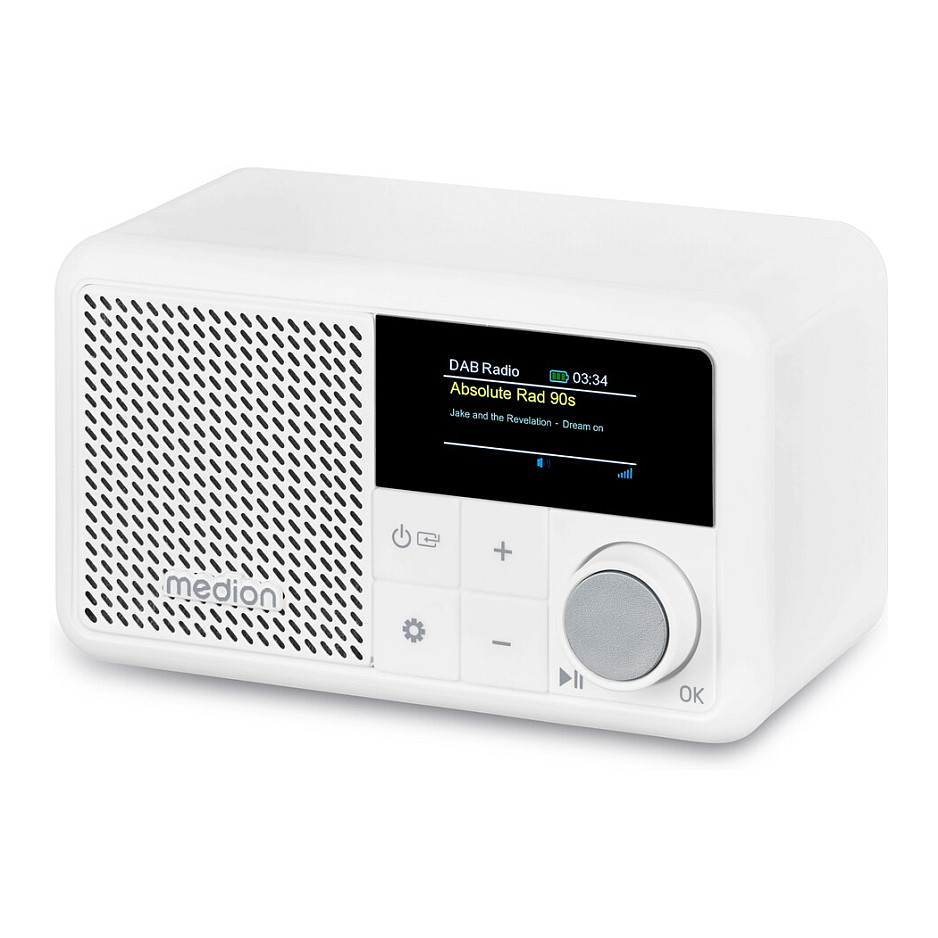 Radio MEDION LIFE S66822, DAB+, FM, Bluetooth 5.3, 2W RMS, Ekran TFT 1.47" - Bardhë 5