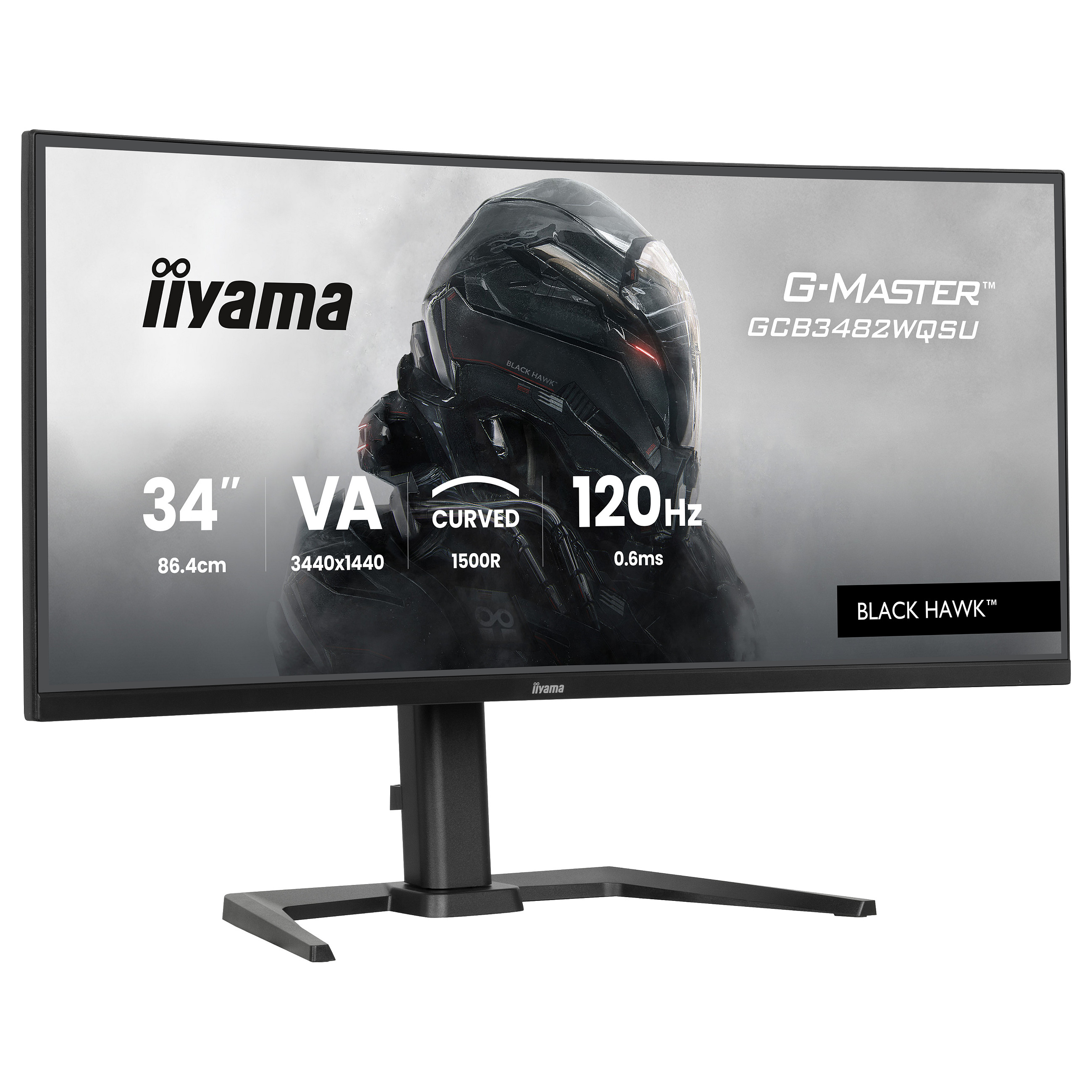 Monitor iiyama G-Master GCB3482WQSU / 34″ / UWQHD / 120Hz / VA / I zi