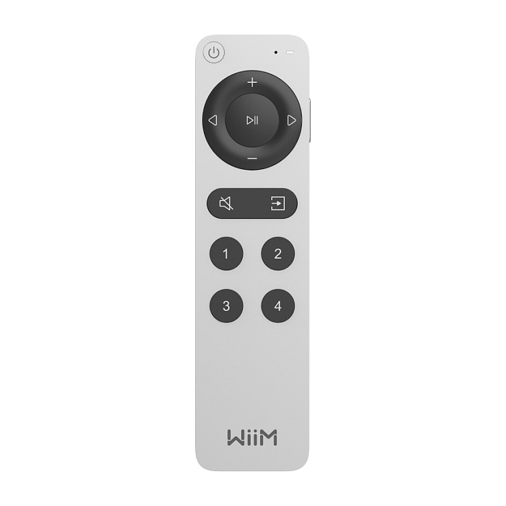 Telekomandë për audio WiiM Voice Remote 2, Bluetooth, komandim zanor, 4 butona të programueshëm, USB-C - Zezë 2