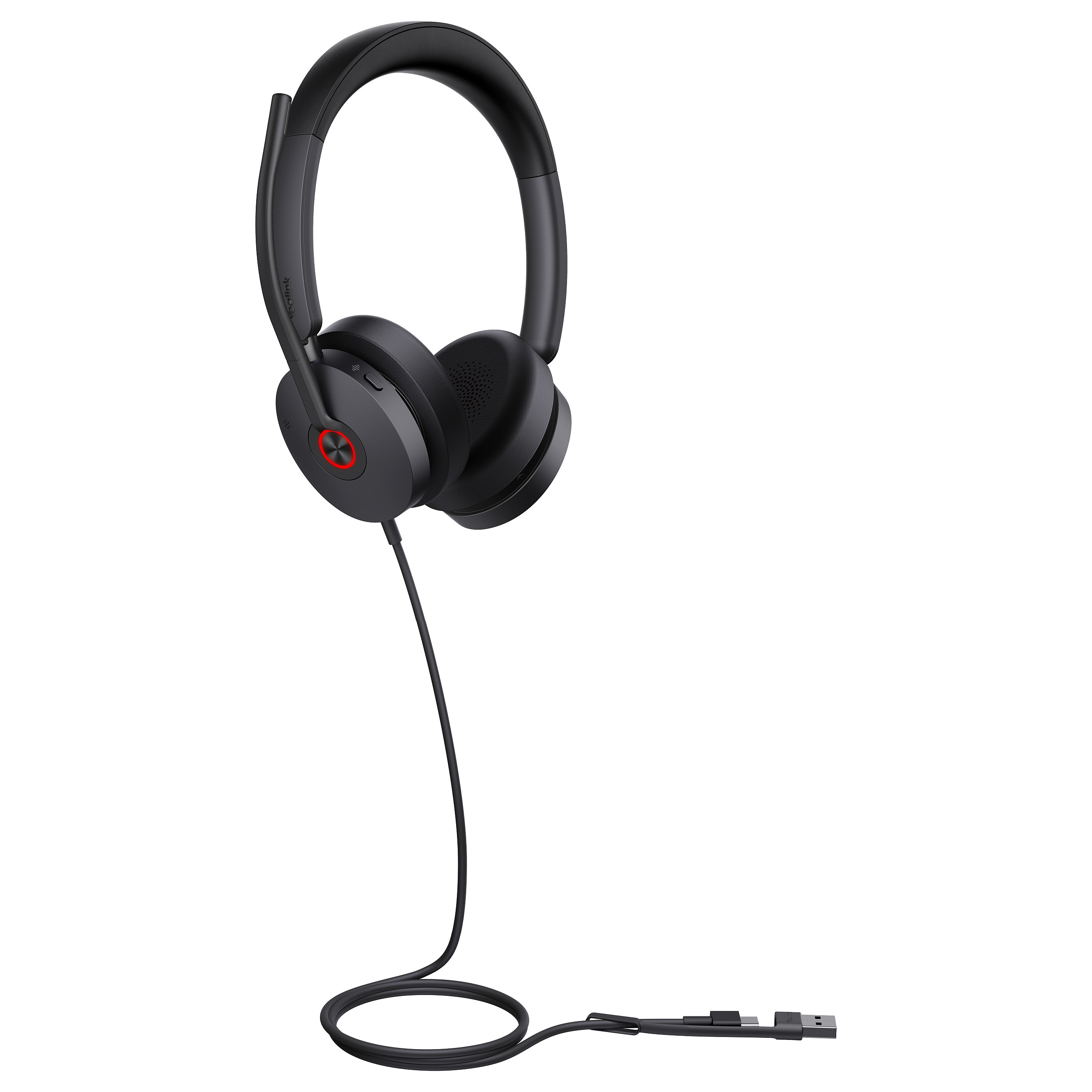 Kufje me kabllo Yealink UH48 Dual UC / USB-C & USB-A / ANC - Zezë 6
