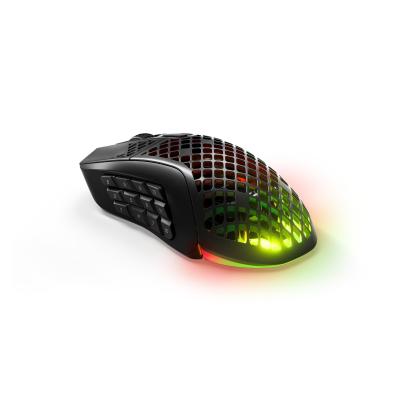 Maus Gaming pa Kabllo SteelSeries Aerox 9 Wireless / 62618 / 18.000 CPI / 18 Butona / 2.4GHz + Bluetooth 5.0 / 180 orë / 89 g – Zezë 2