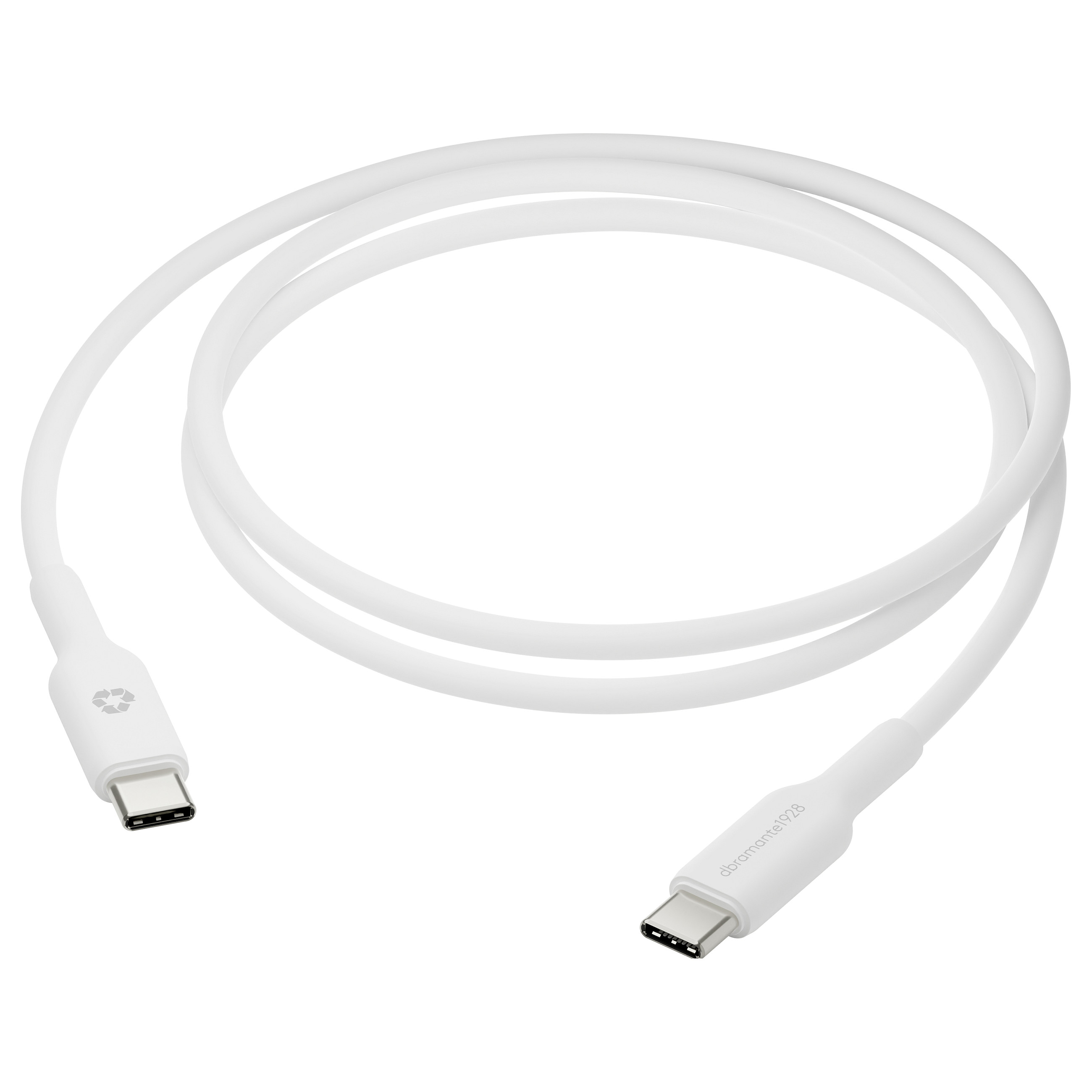 Kabllo USB dbramante1928, USB-C në USB-C, 3m, 100W - Bardhë 3