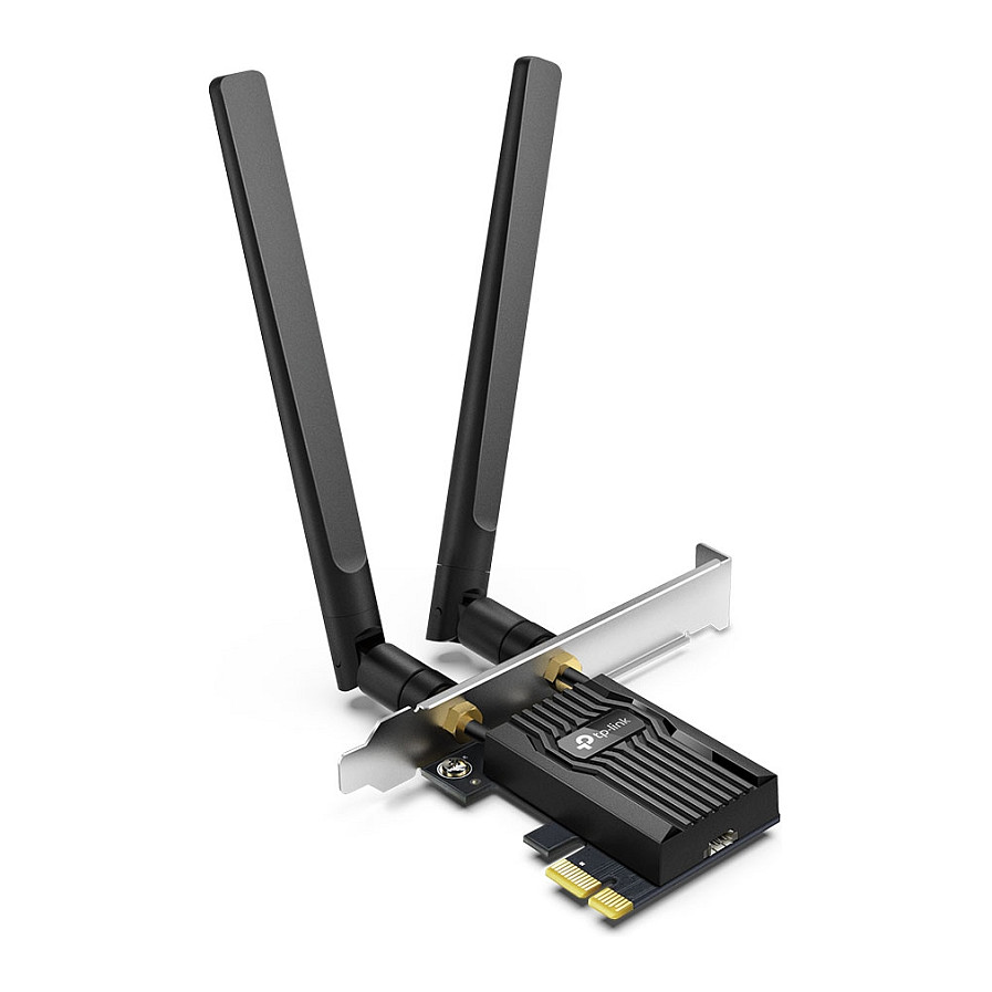 TP-Link Archer TX55E AX3000 PCI Express WiFi 6 Network Card – Bluetooth 5.2, Dual Band 2.4GHz/5GHz, 2x High-Gain Antena, PCIe x1, i zi 4
