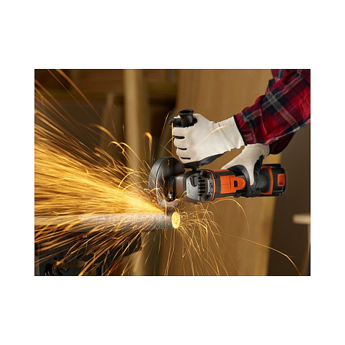 Black & Decker BCG720N 18V 125mm Cordless Angle Grinder thumbnail 6