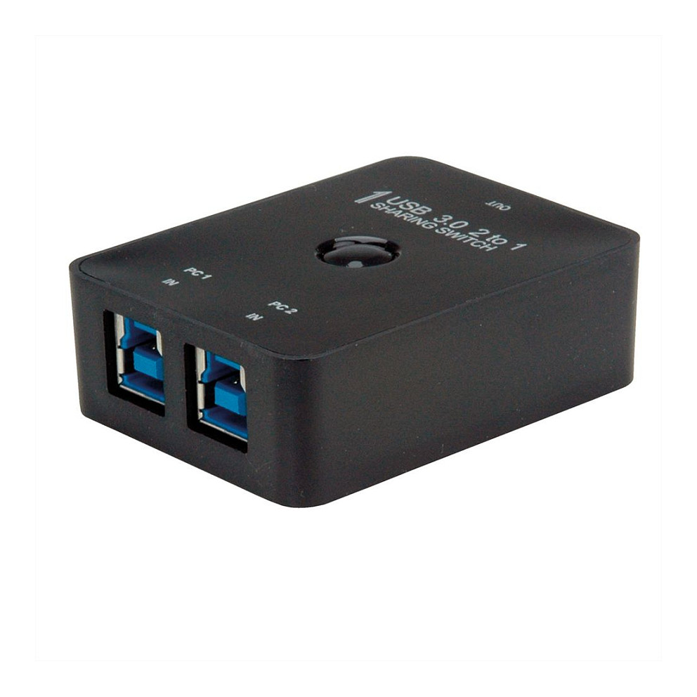 Switch USB VALUE 14.99.2015, USB 3.2 Gen 1, 2 porta, 5 Gbps - Zezë