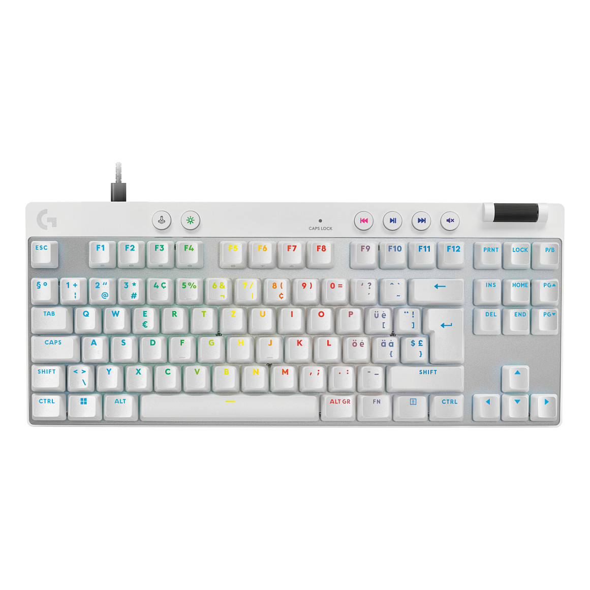 Tastierë gaming Logitech G915 X GL, RGB, e zezë 6