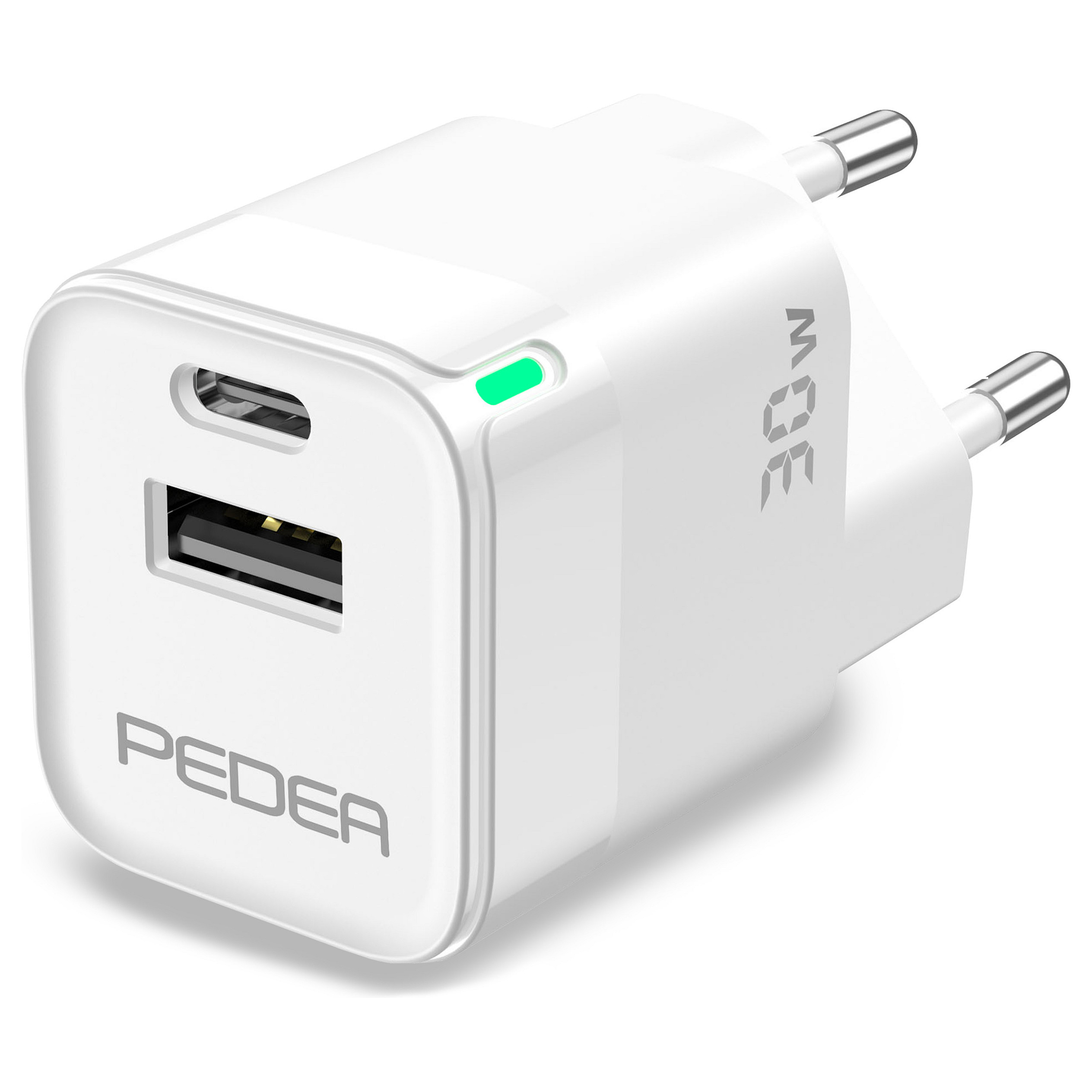 Konverter PEDEA USB-C në 3.5mm, Hi-Res Audio, 5cm - Bardhë 5