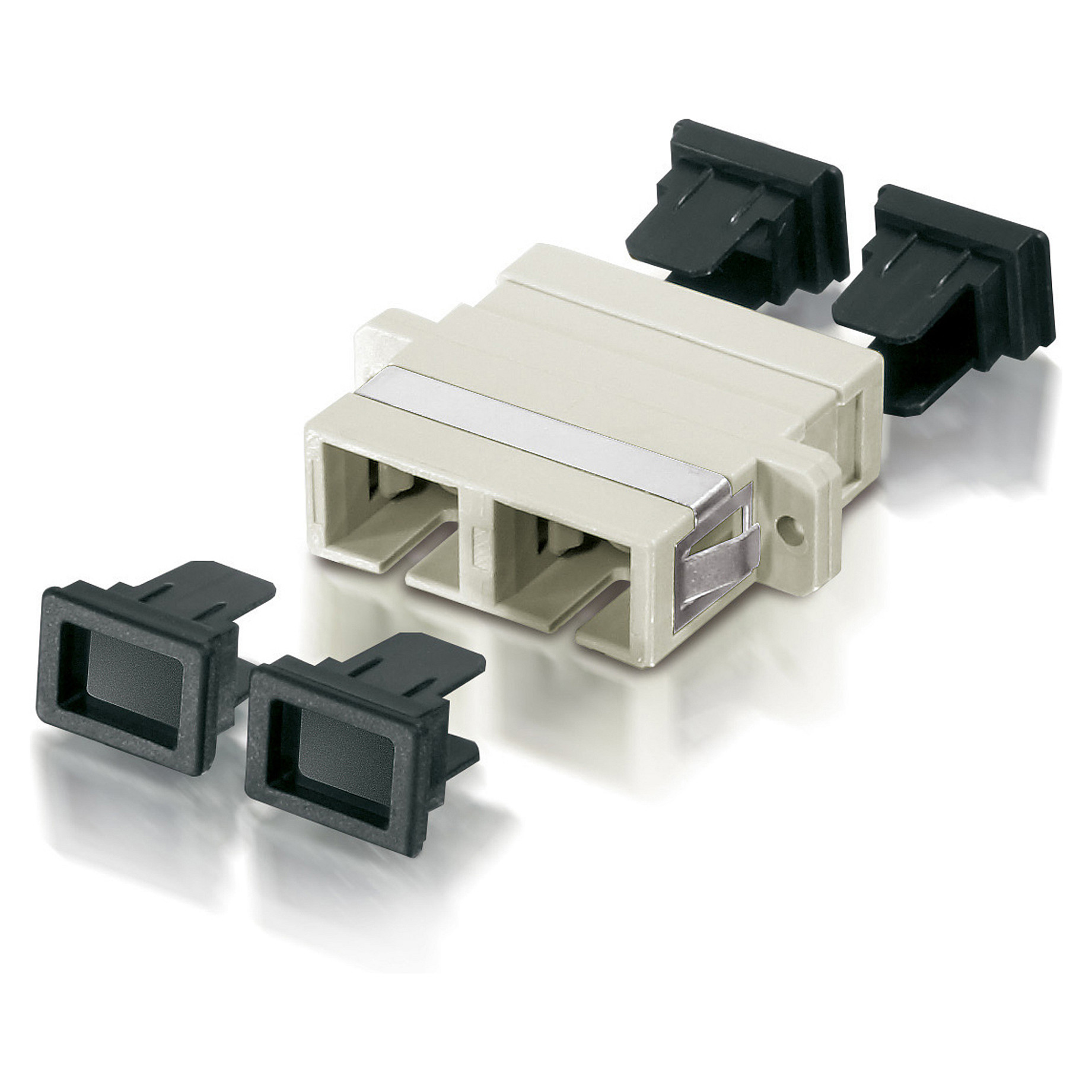 Aksesorë për Rrjet Equip LWL Adapter SC / Multimode / Simplex / Metal / 12 pcs