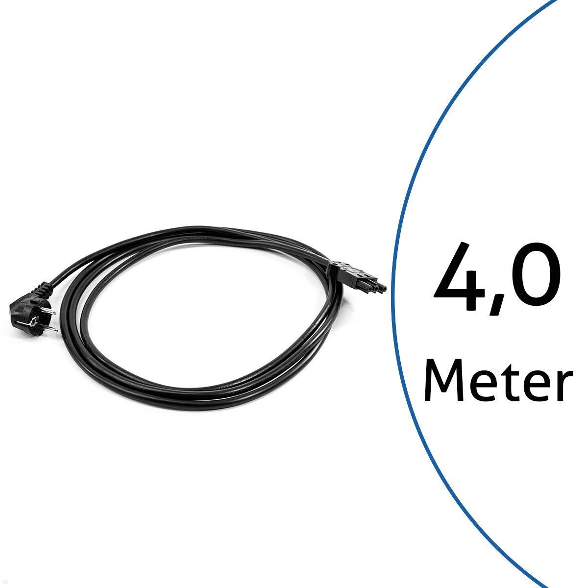 Kabllo Furnizimi Bachmann 375.005, Schuko në GST18, 4m, 16A, 250V - Zezë 2