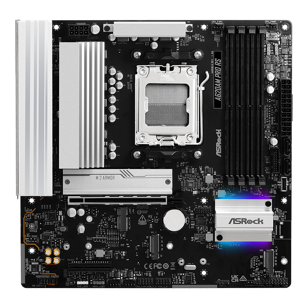 Pllakë Amë AMD AM5 ASROCK A620AM-X / DDR5 / mATX / HDMI+DP thumbnail 2