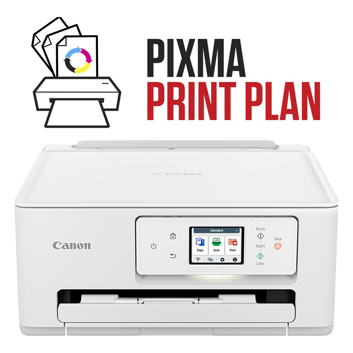 Printer Multifunksional me Ngjyra Canon PIXMA TS7650i / A4 / Inkjet / 1200 × 1200 DPI / 15 ipm / Duplex / Wi-Fi / USB / 3-in-1 - Bardhë
