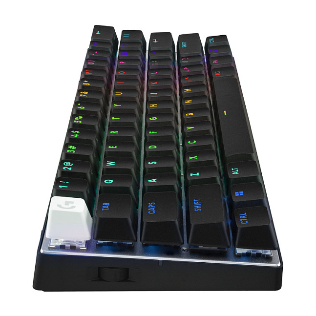 Tastierë Gaming Logitech G PRO X 60 LIGHTSPEED, Wireless, Mekanike, AZERTY Frëngjisht, 60%, GX Optical Tactile, RGB - Zezë 2