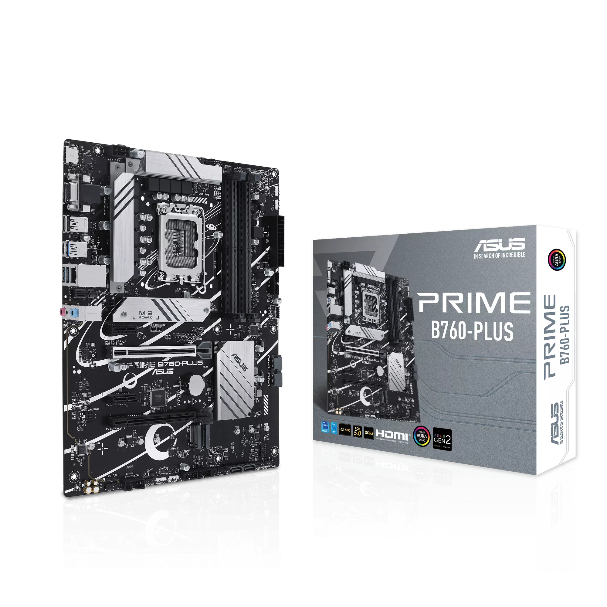 Pllakë Amë MB Intel Asus PRIME B760‑PLUS – Zezë thumbnail 3