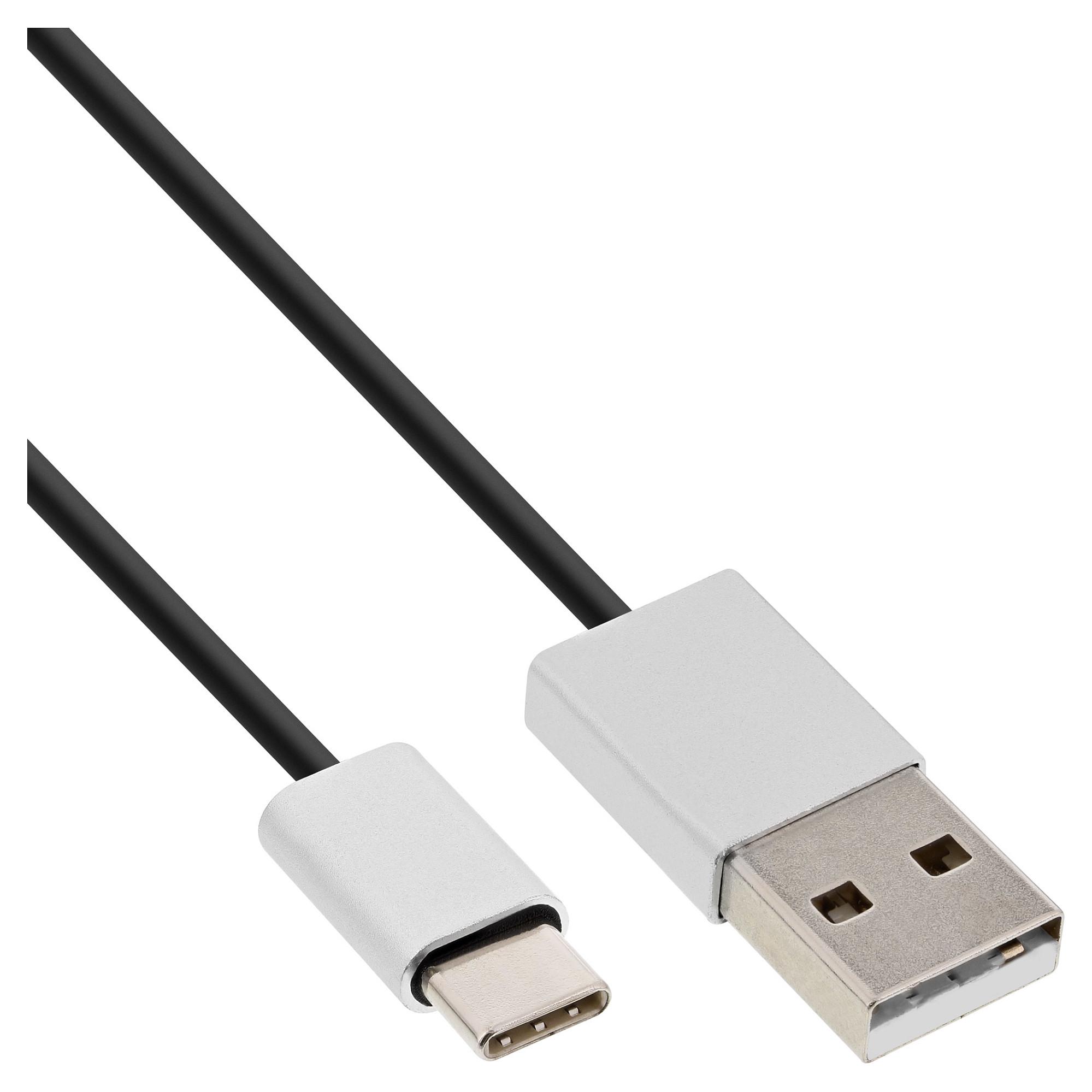 Kabllo USB InLine 35851, USB-C në USB-C, 1 m, 100 W, USB 2.0, veshje tekstili - Zezë 5