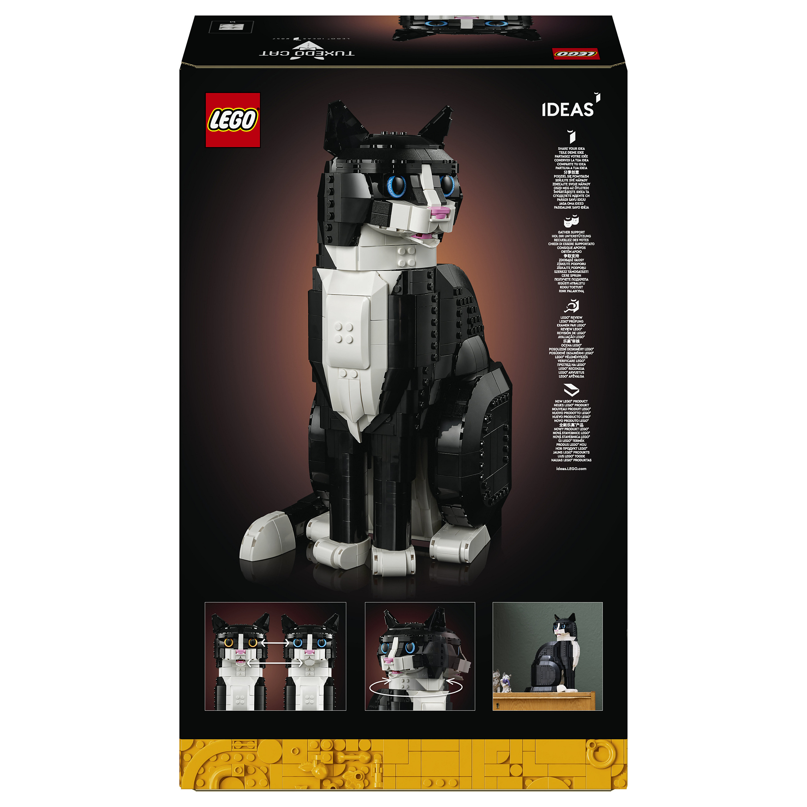 LEGO Ideas Tuxedo Cat​ thumbnail 6