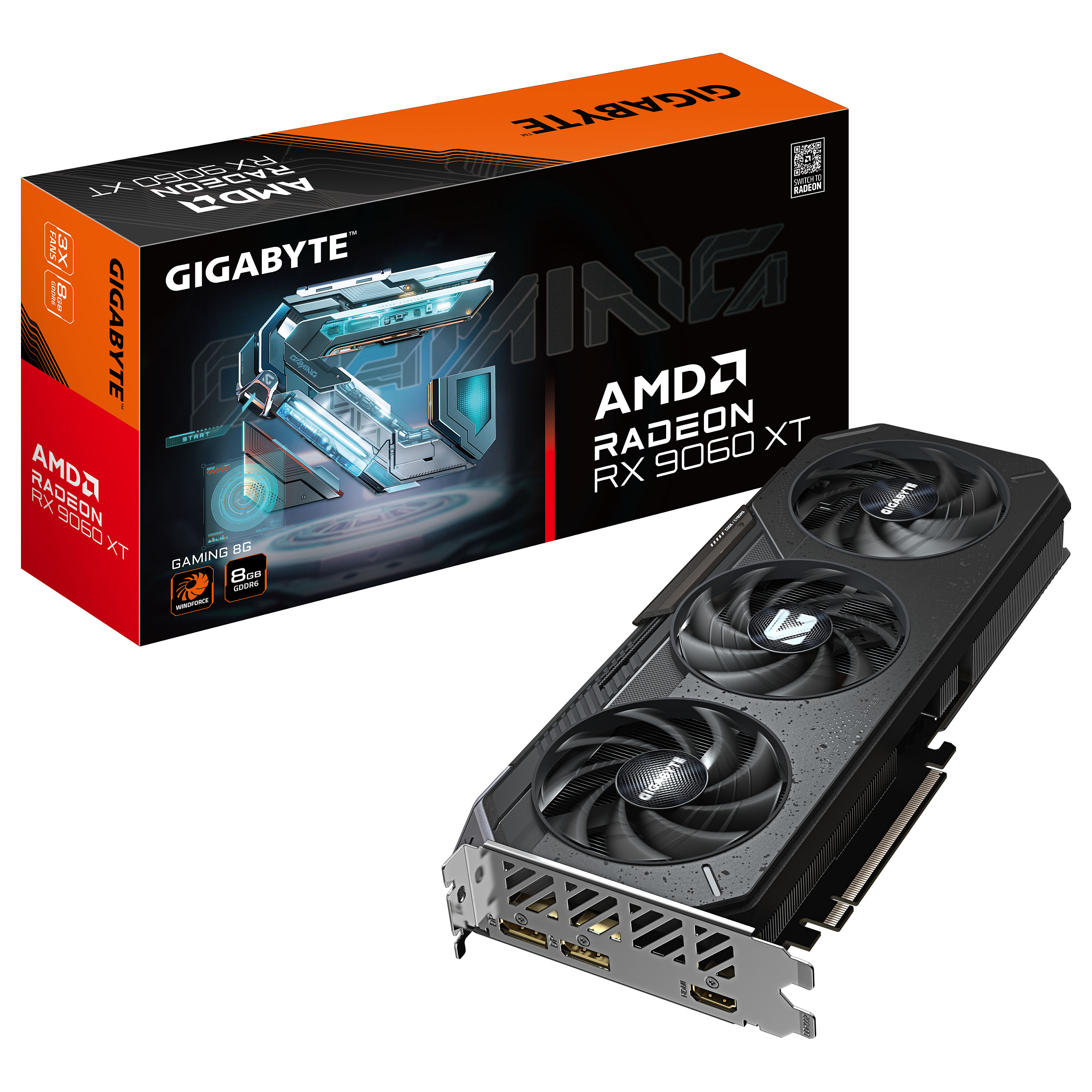 Kartelë Grafike AMD Radeon RX XT / 8GB GDDR6 / Gigabyte Gaming