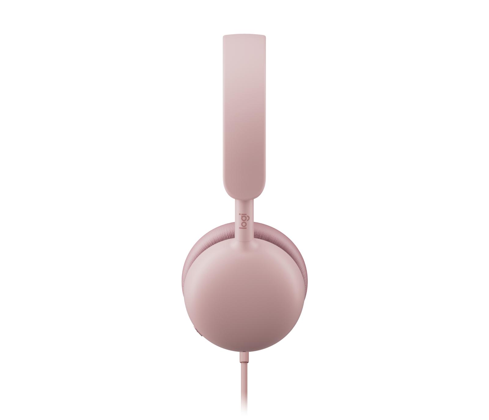 Kufje me kabllo Logitech Zone Wired 2 / USB-C + USB-A / ANC / Driver 40mm - Rozë 4