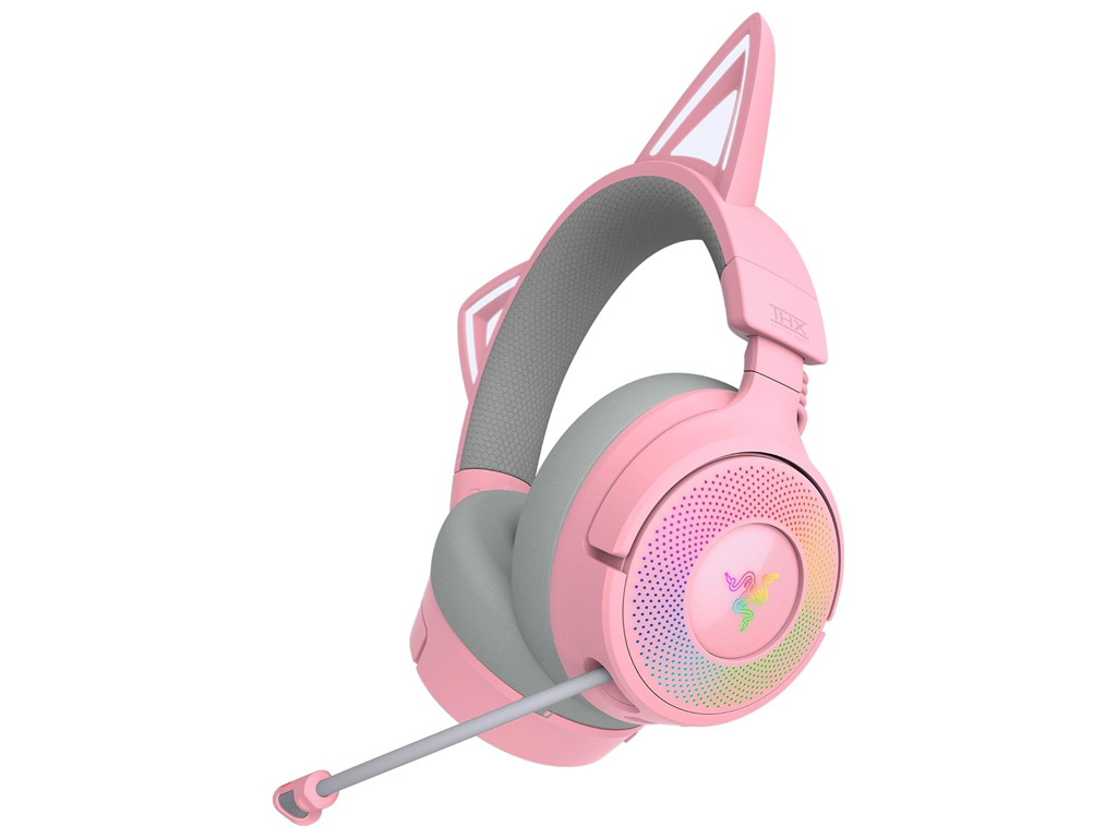 Kufje Gaming Razer Kraken Kitty V3 Pro / Wireless – Rozë 3