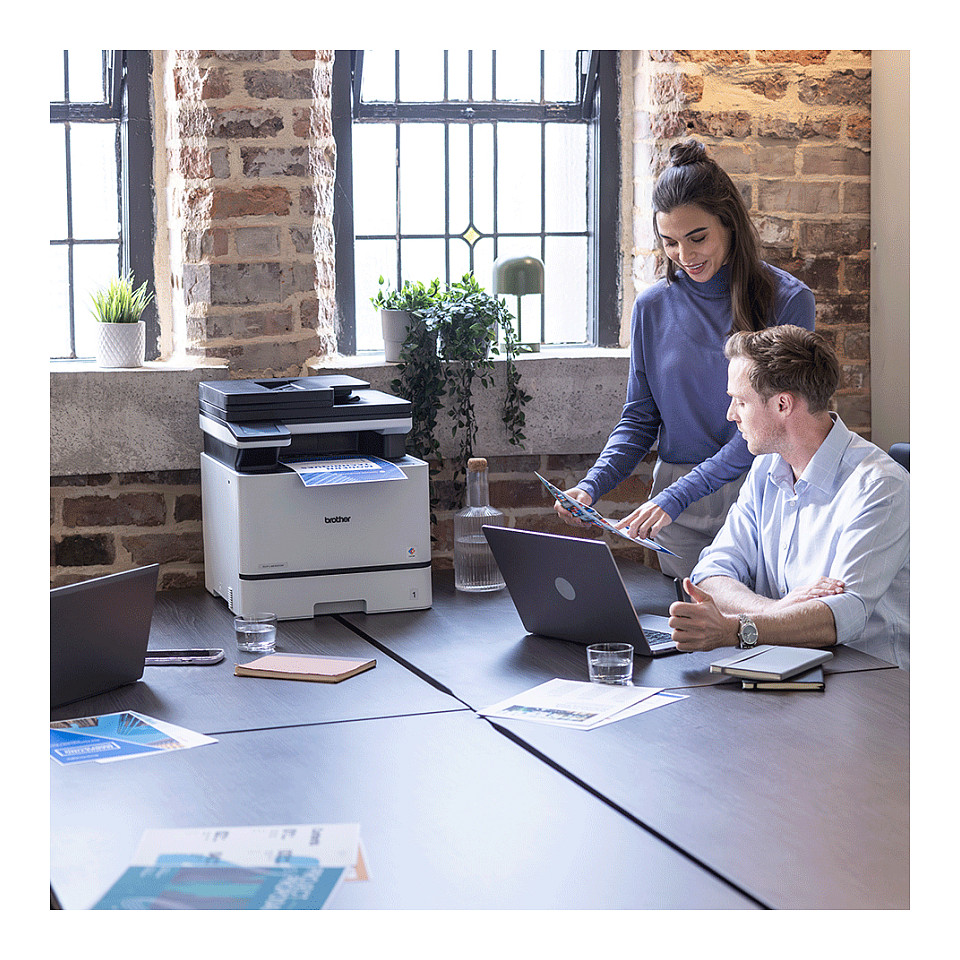 Printer Multifunksional Brother DCP‑L8630CDW / 3‑in‑1 / 31ppm / Wi‑Fi – Bardhë thumbnail 5