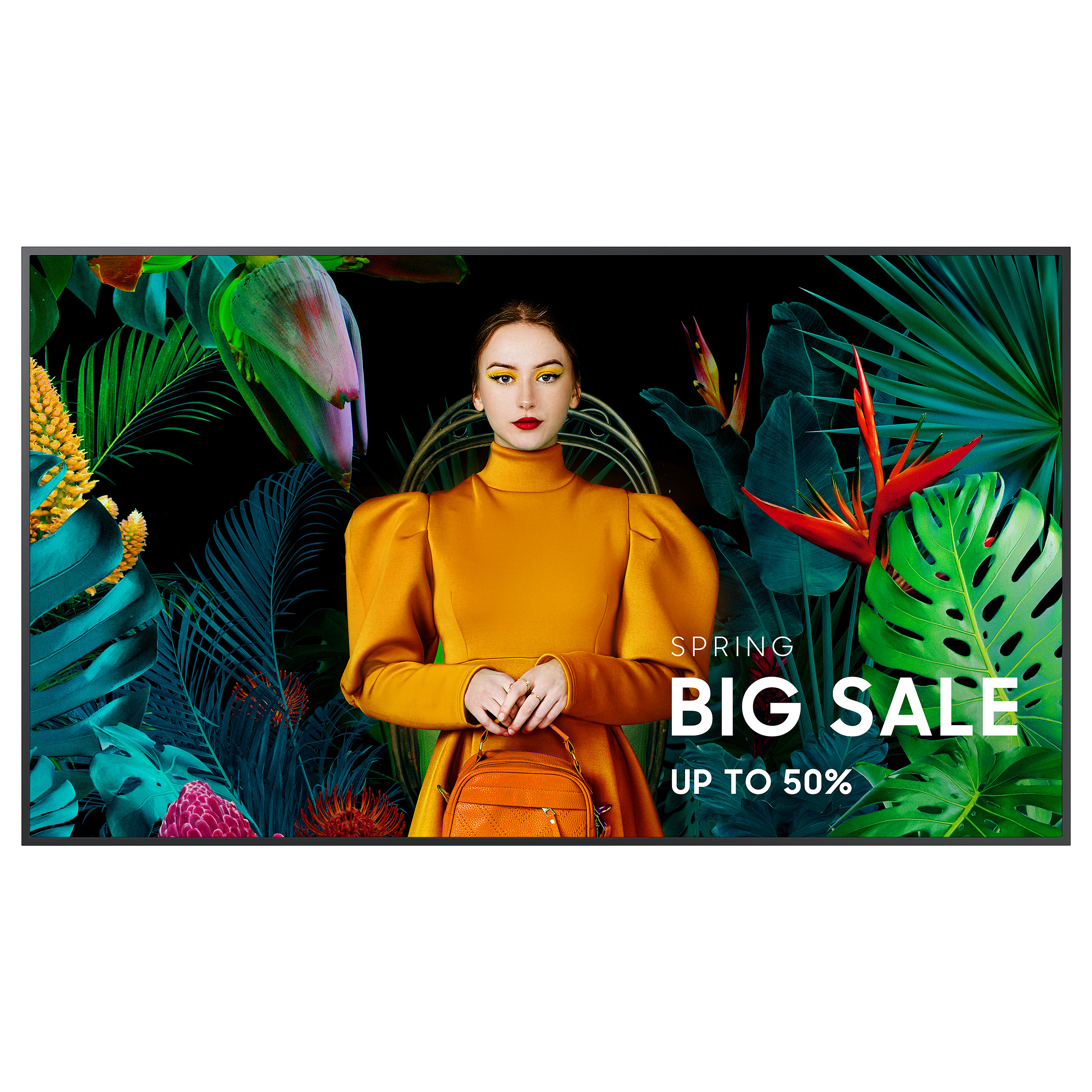Televizor 4K Ultra HD SAMSUNG 138.68cm/55" (3840x2160) Samsung LH55QMCEBGCXEN 16:9 4K UHD LED 8ms Digital Signage 24/7 3x HDMI DP USB LS WIFI LAN BT Zi 7
