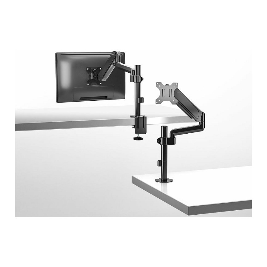 Mbajtëse për Monitor Equip 650132 / 1 Monitor / 17–32" / deri 9kg / VESA 75x75 & 100x100 / Gas Spring / Rotacion 360° - Zezë 4